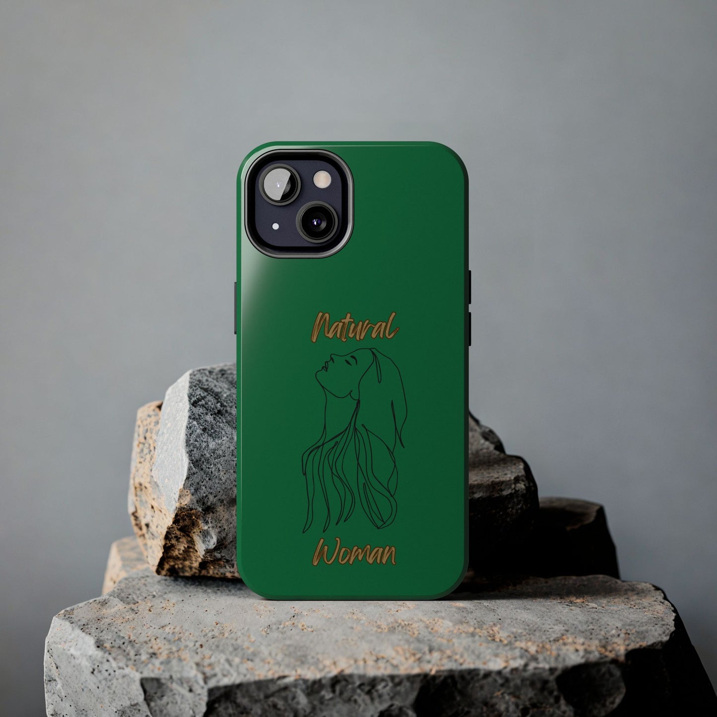 Natural Woman Appreciation (BL) Tough Phone Cases DARK GREEN