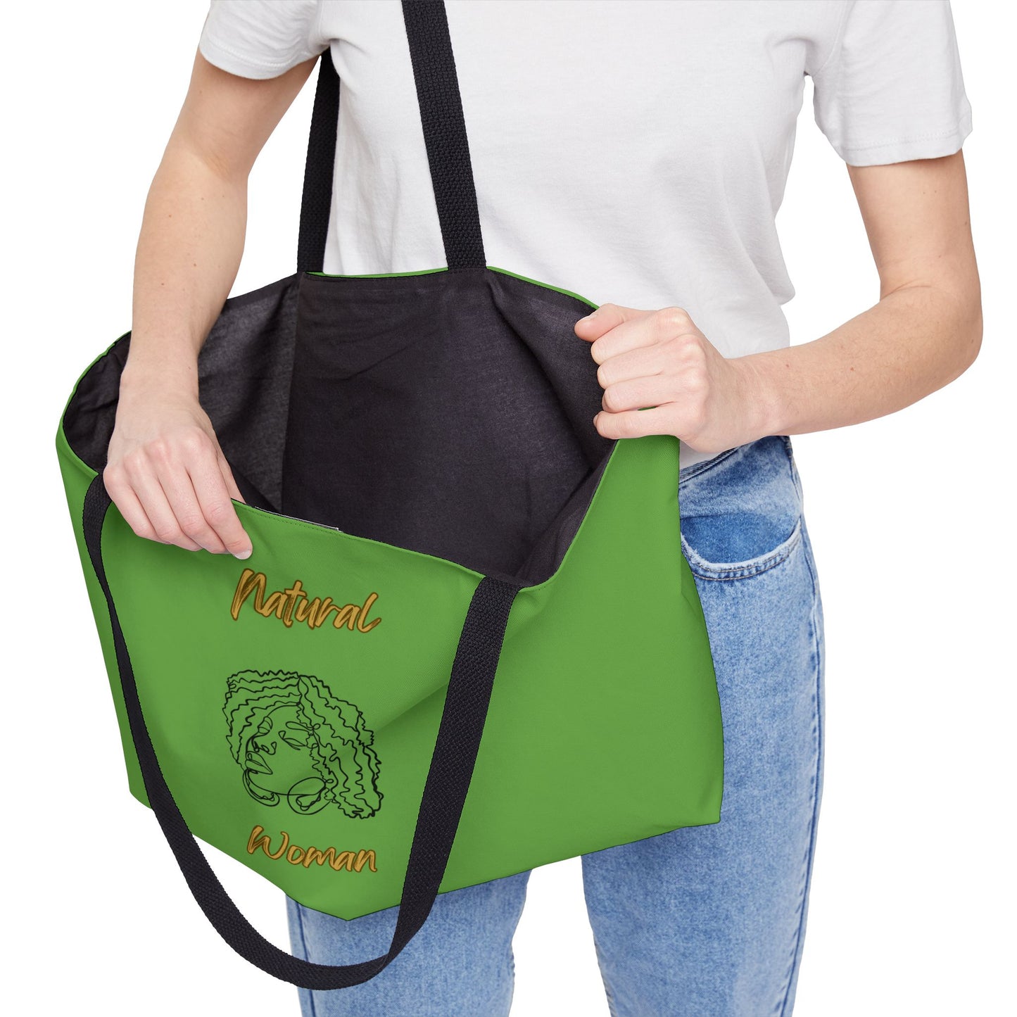 Natural Woman Naturally Me (BL) Weekender Tote Bag GREEN