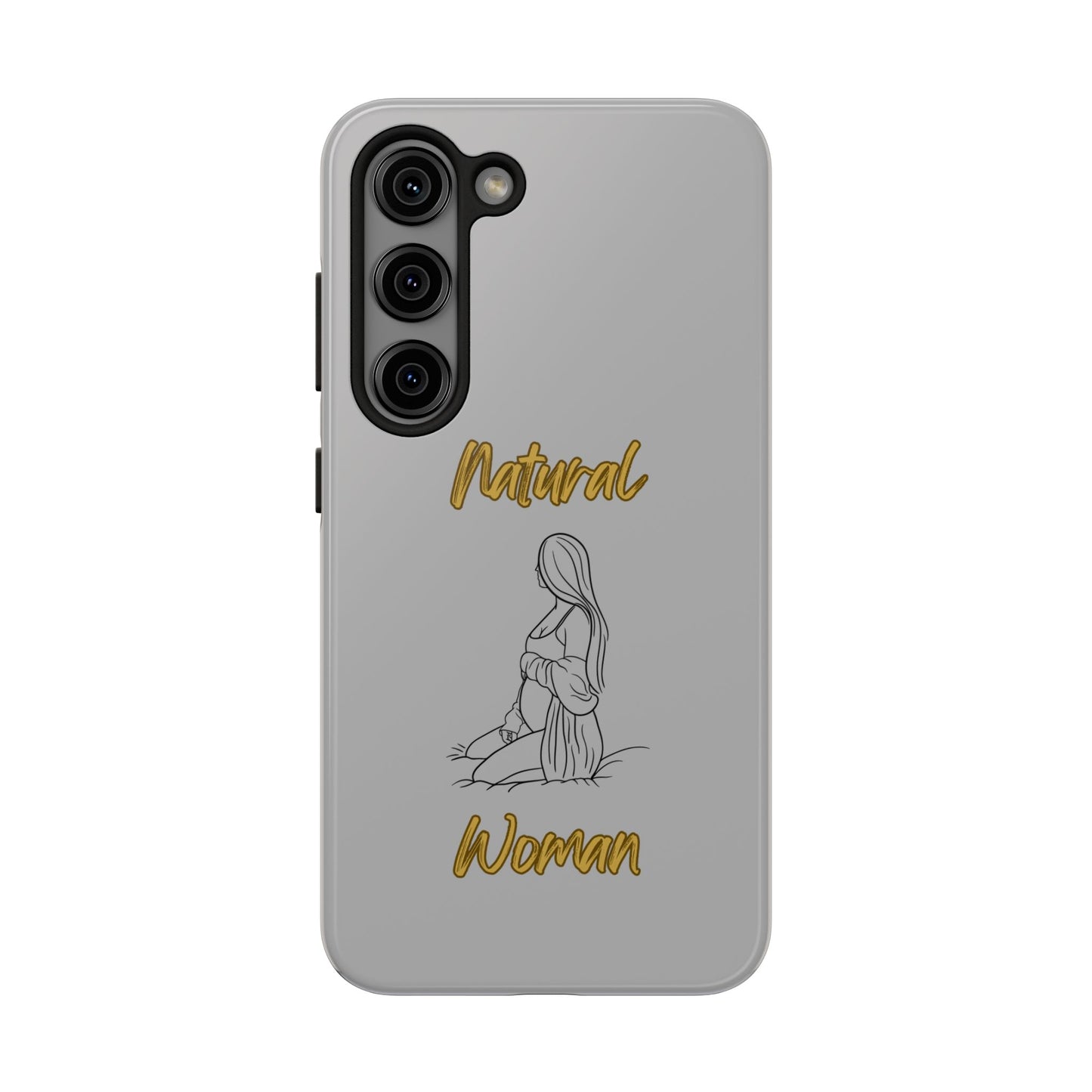 Natural Woman Expecting (BL)Tough Phone Cases LIGHT GREY