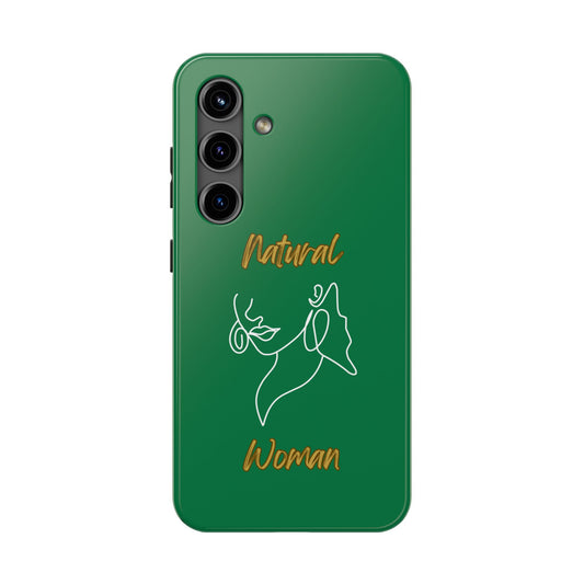 Natural Woman Lips (WL)Tough Phone Cases DARK GREEN