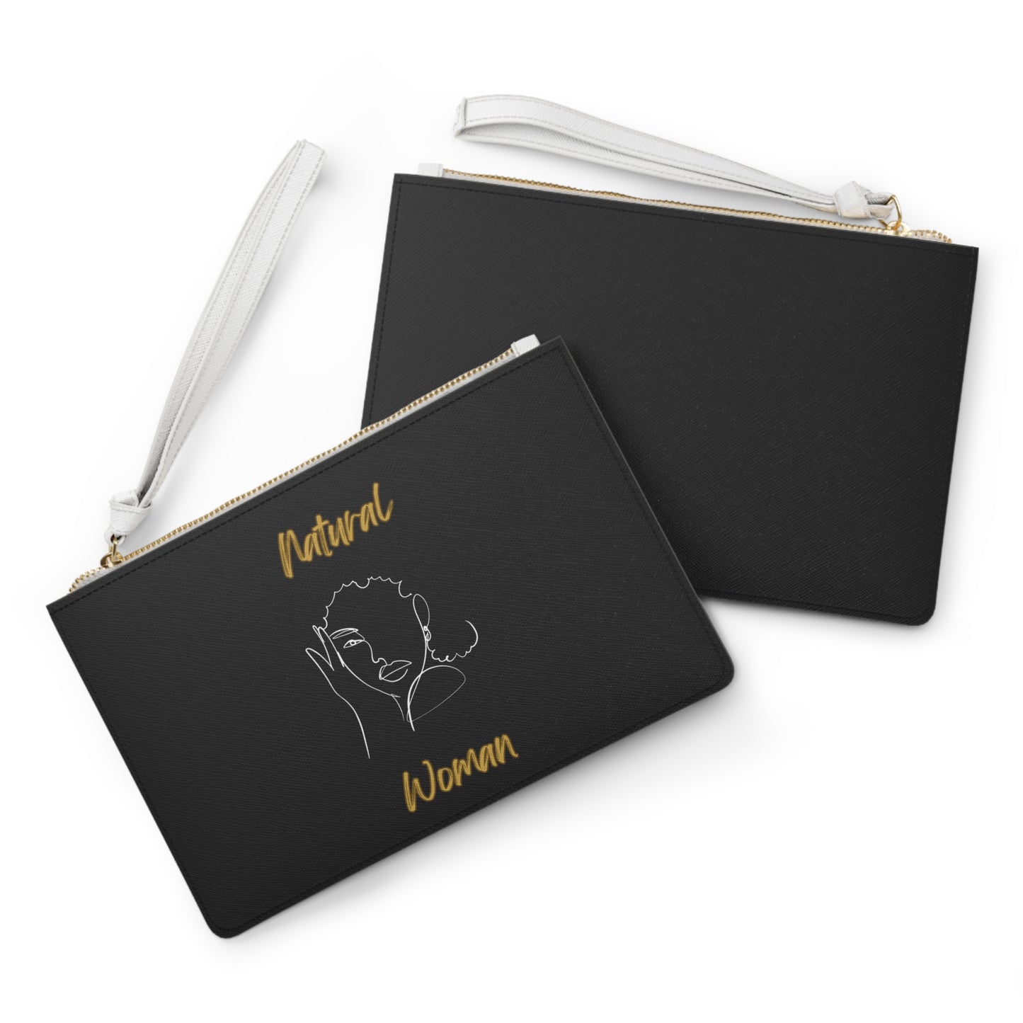 Natural Woman Let's Be Friends (WL) Clutch Bag BLACK