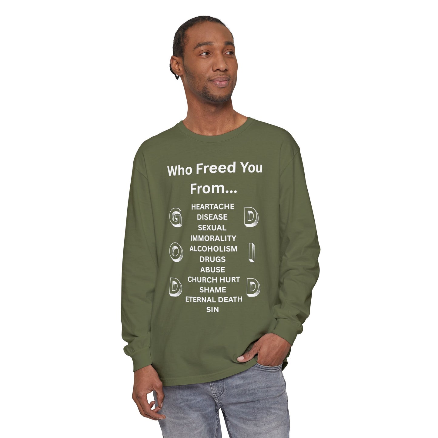 "GOD DID" (WL) Long Sleeve T-Shirt