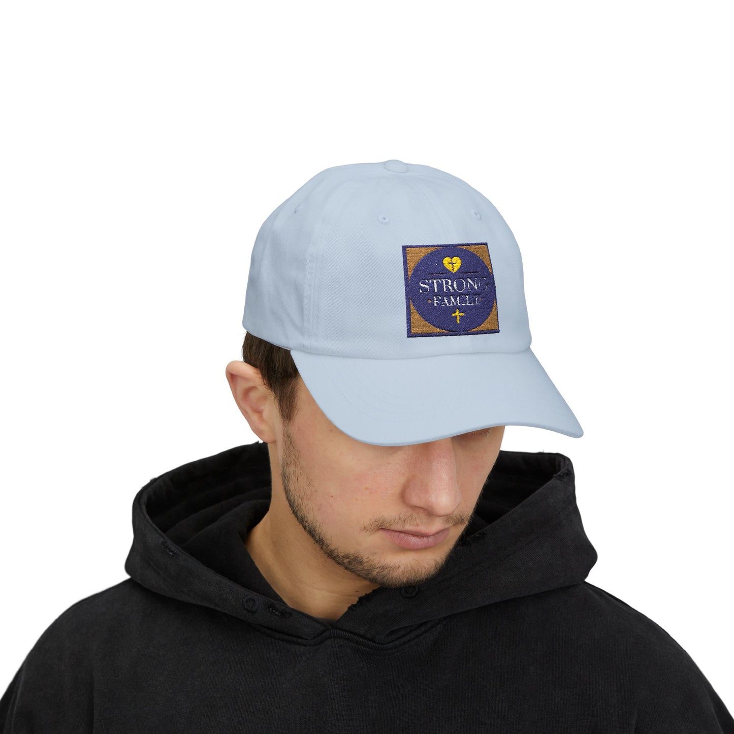 Strong Family Custom Casual Cap - BLUE LOGO