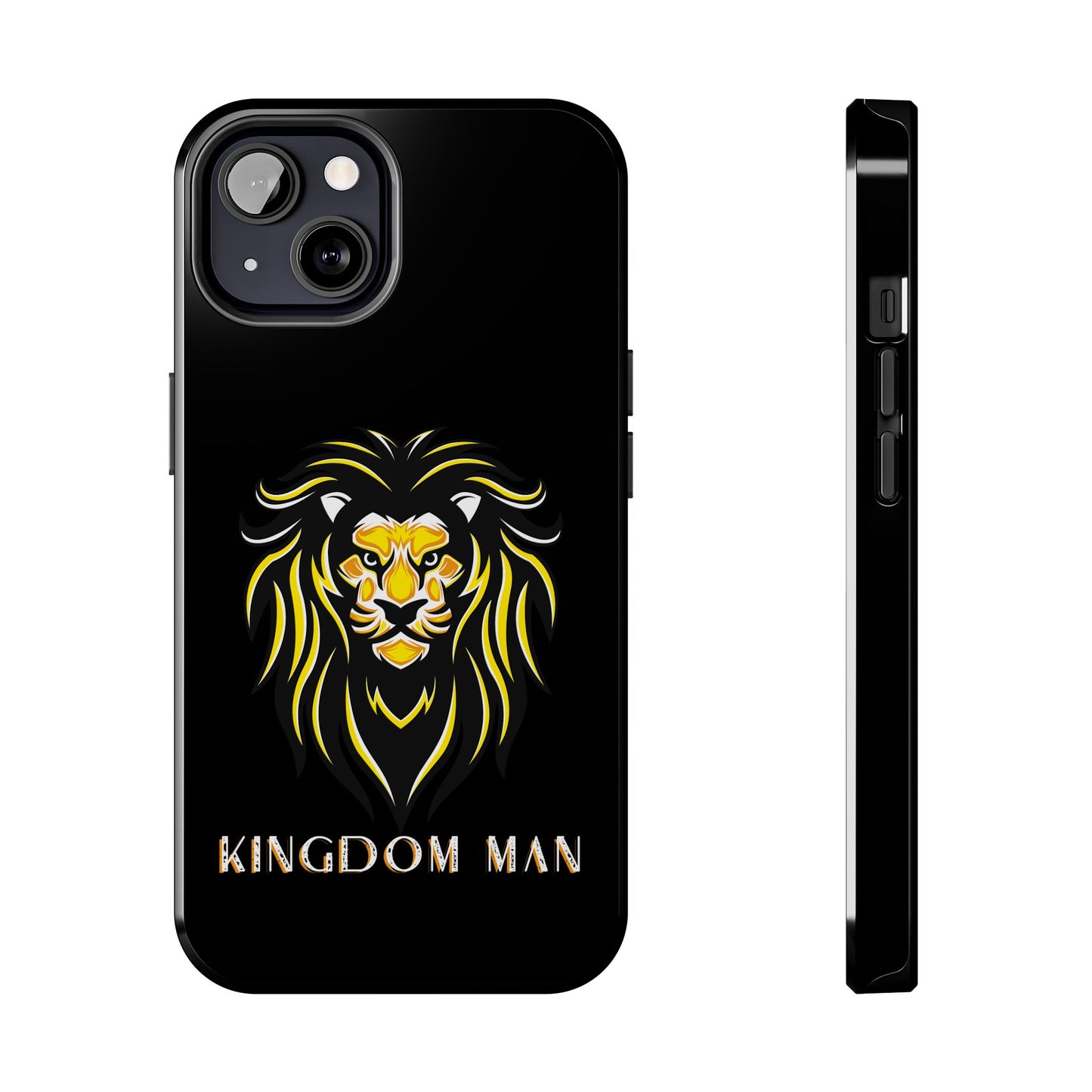 Kingdom Man (White-Gold Label) Tough Phone Case BLACK