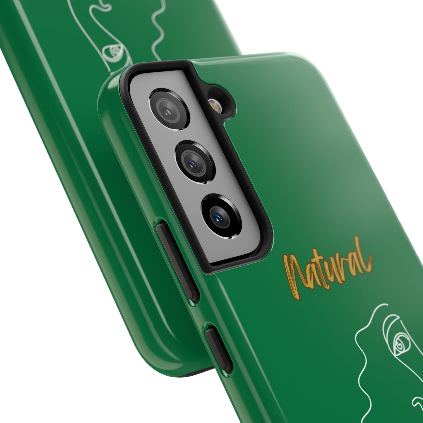 Natural Woman Peekaboo (WL)Tough Phone Cases DARK GREEN