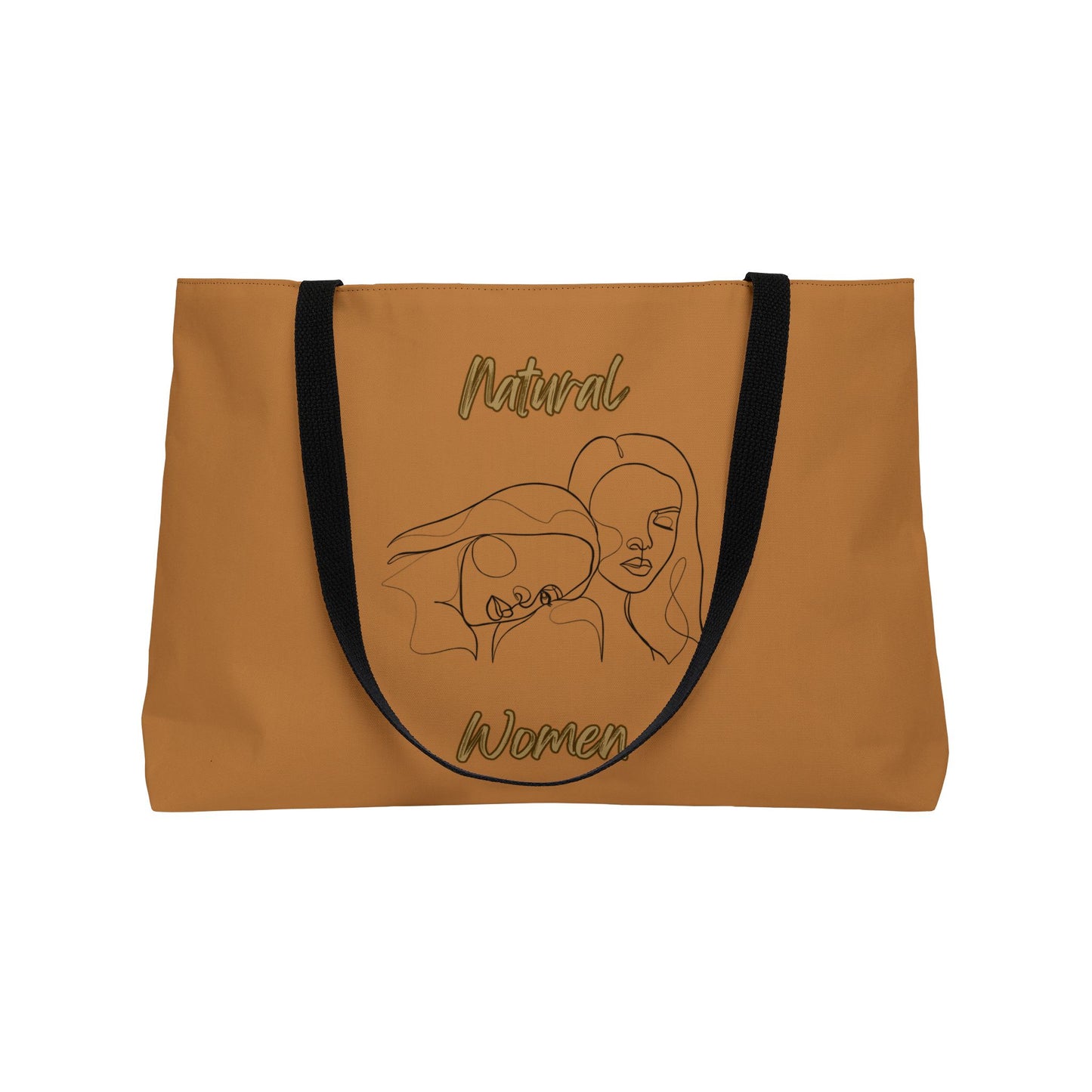 Natural Women Sisters (BL) Weekender Tote Bag LIGHT BROWN