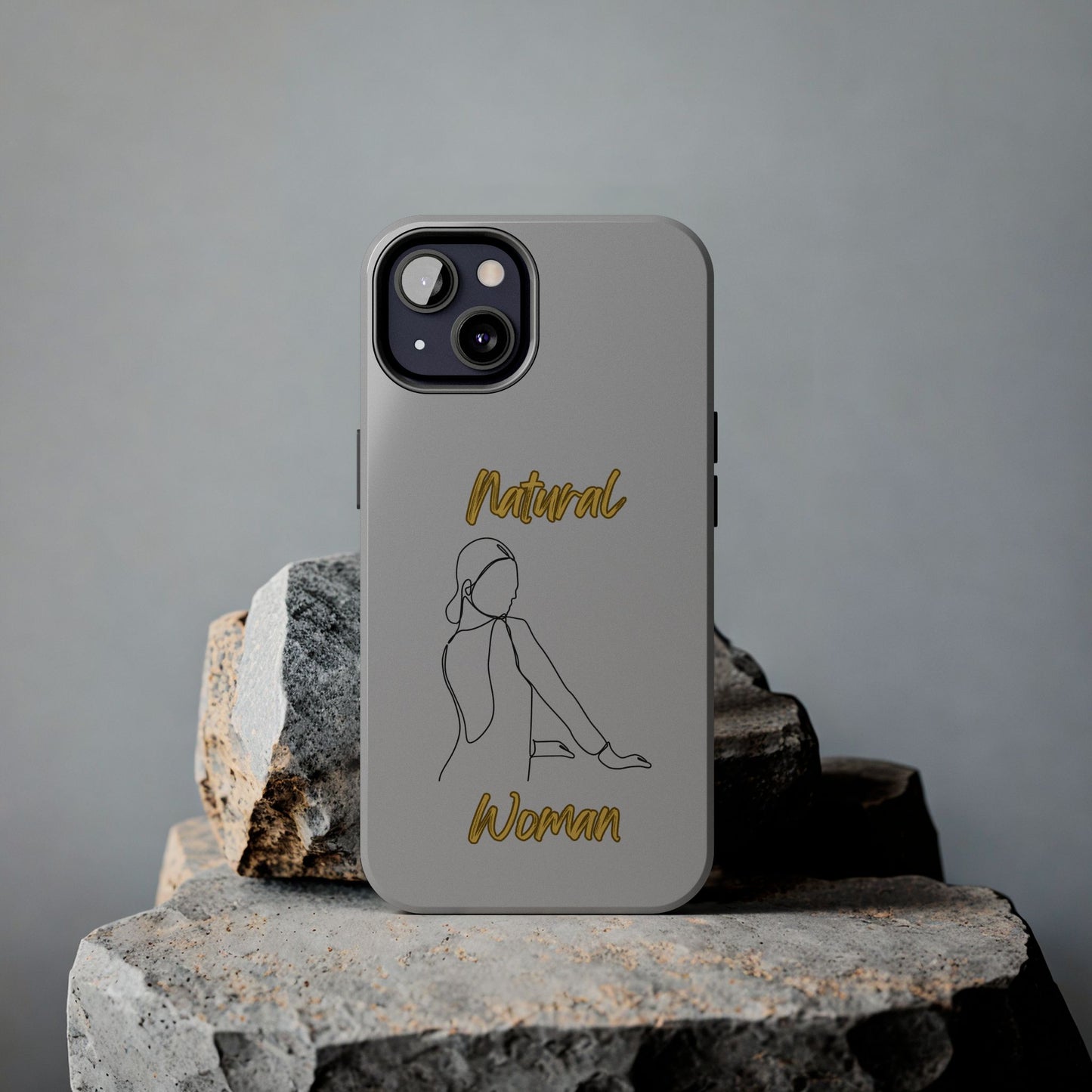 Natural Woman Hands Free (BL)Tough Phone Cases LIGHT GREY