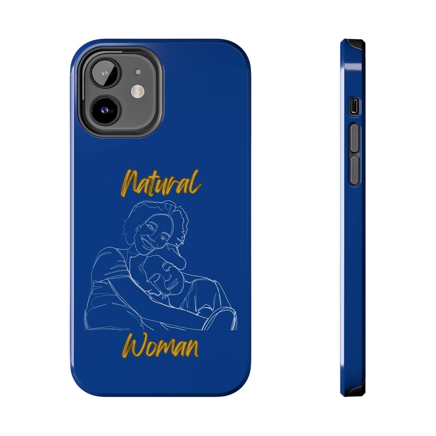Natural Woman Loving Embrace (WL)Tough Phone Cases DARK BLUE