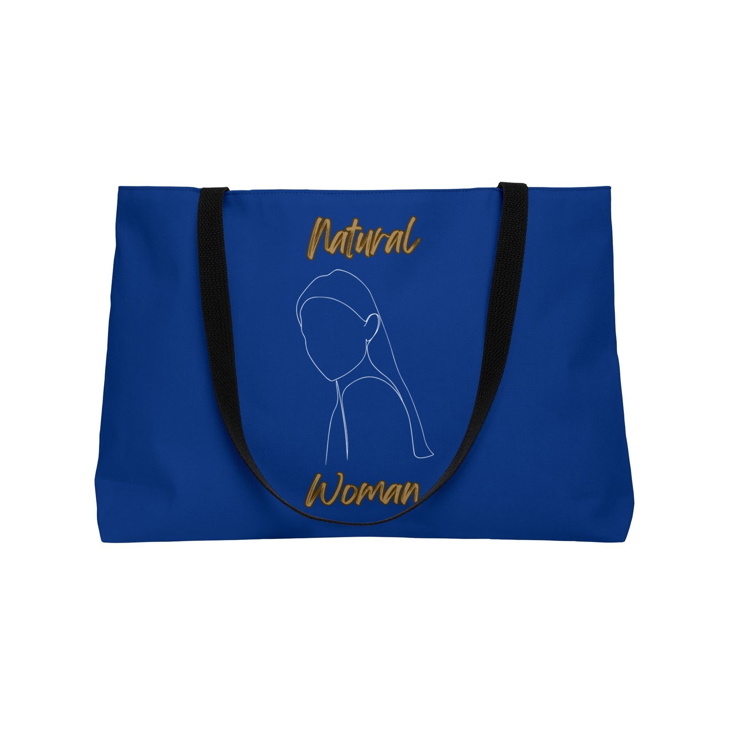 Natural Woman Tilted Look (WL) Weekender Tote Bag DARK BLUE