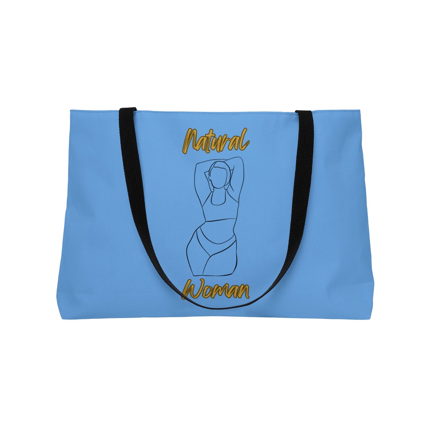 Natural Woman I Love Me (BL) Weekender Tote Bag LIGHT BLUE