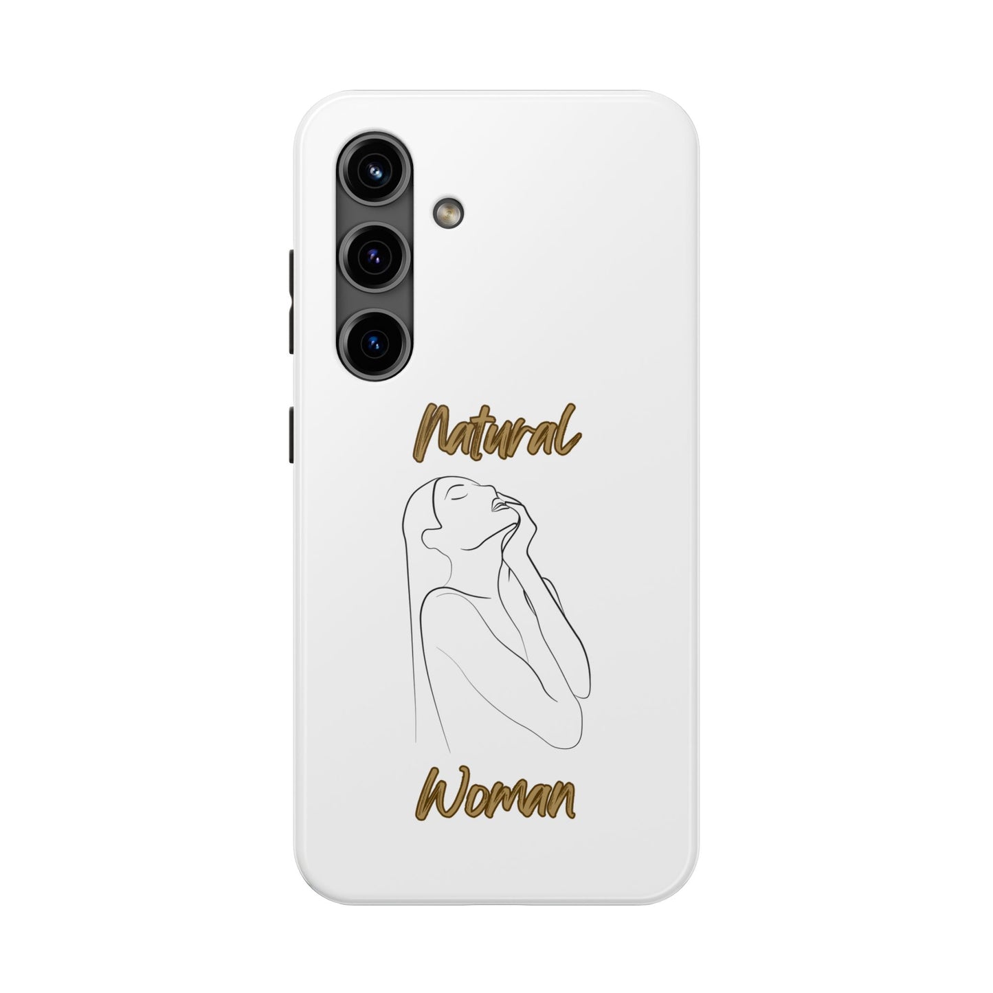 Natural Woman Thank You (BL) Tough Phone Cases WHITE
