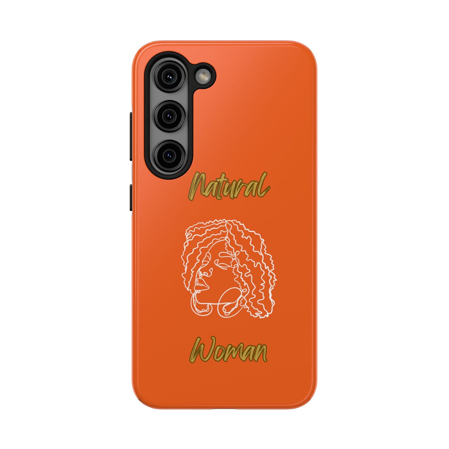 Natural Woman Naturally Me (WL)Tough Phone Cases ORANGE