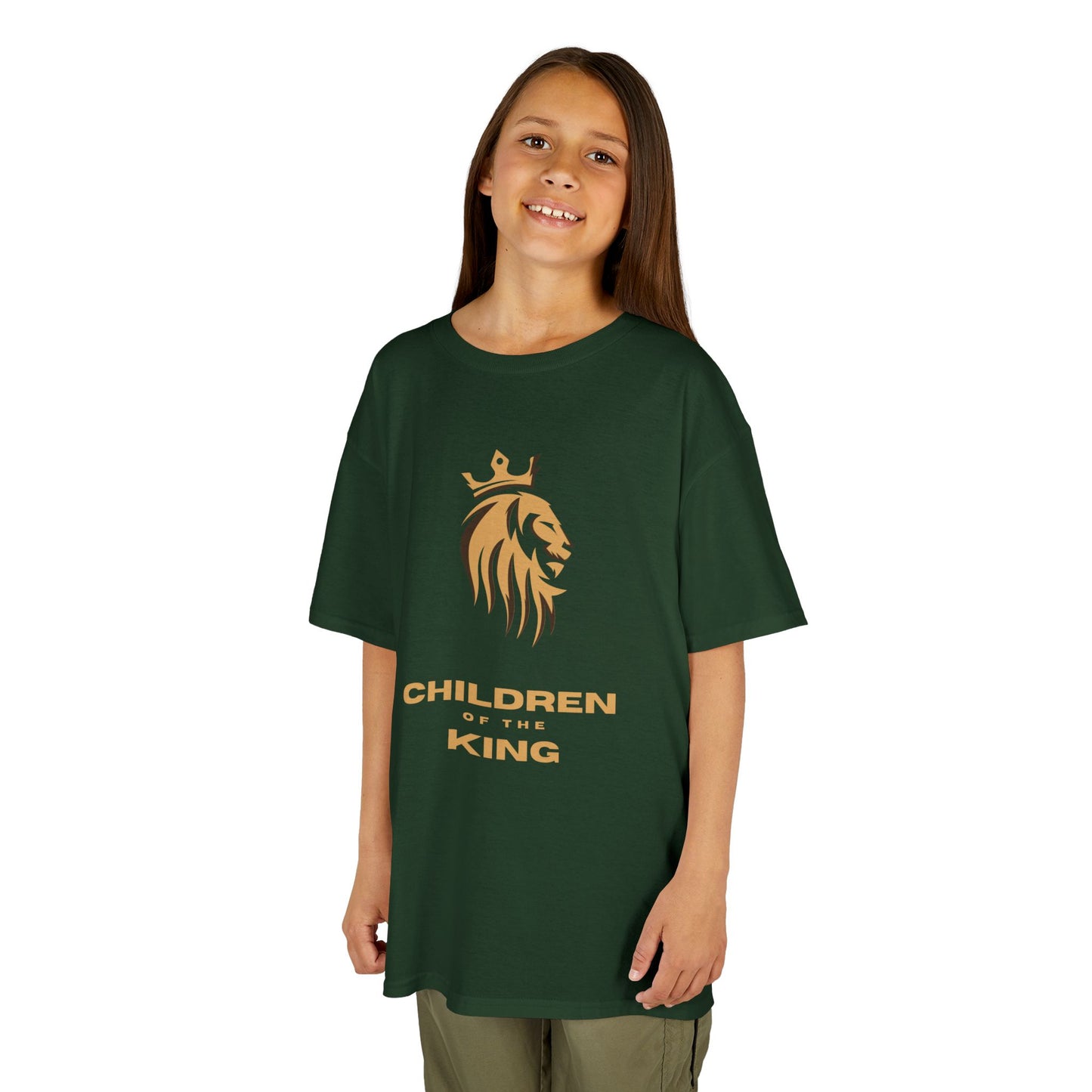Children of the King Inspirational Kids Cotton T-Shirt (BRL)