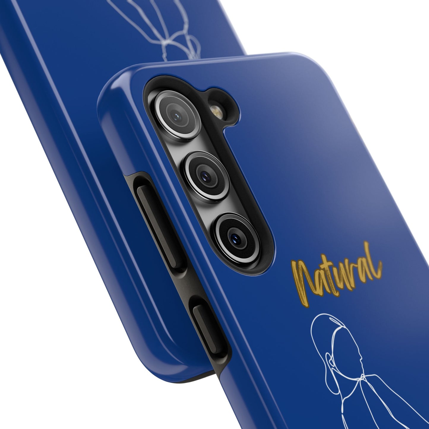 Natural Woman Hands Free (WL)Tough Phone Cases DARK BLUE