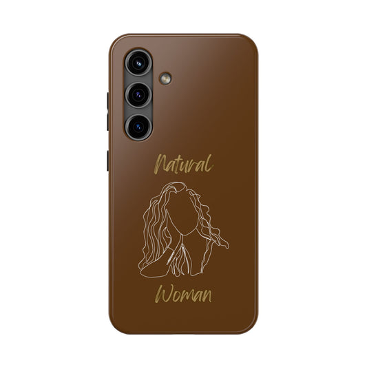 Natural Woman Relaxed (WL) Tough Phone Cases BROWN