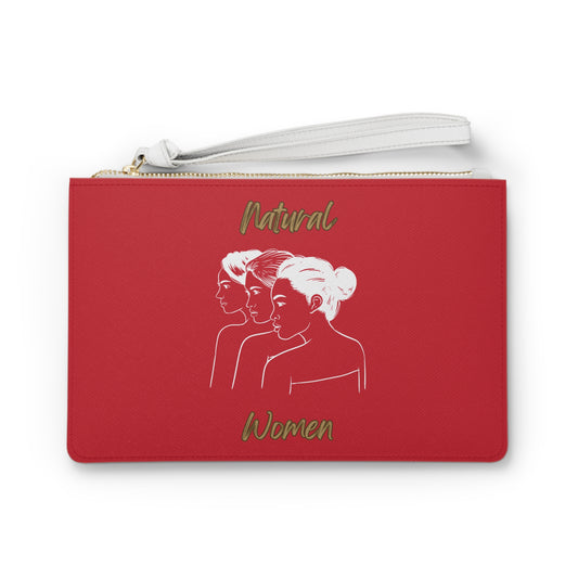 Natural Woman United Friends (WL) Clutch Bag DARK RED