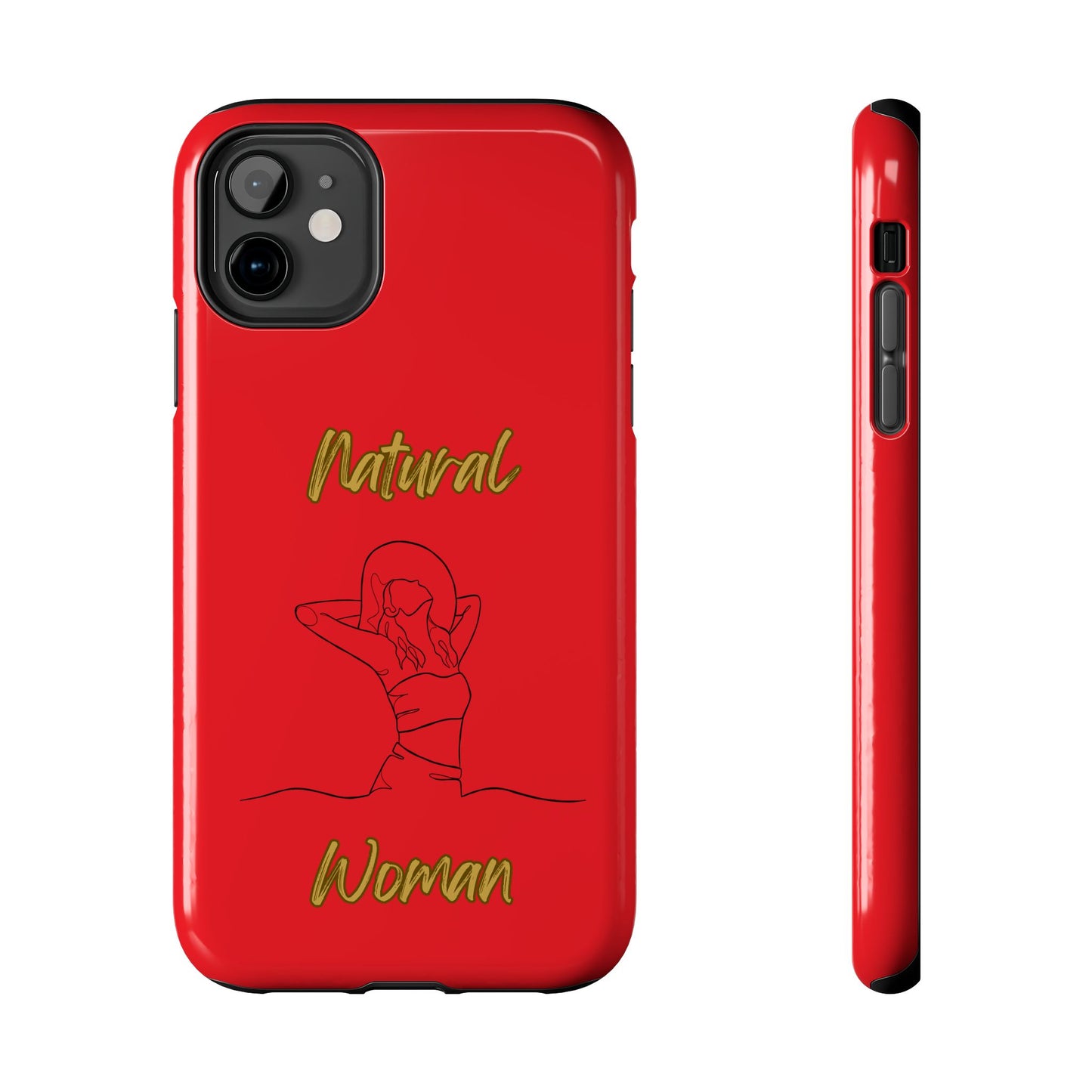 Natural Woman Sun Fun (BL)Tough Phone Cases RED