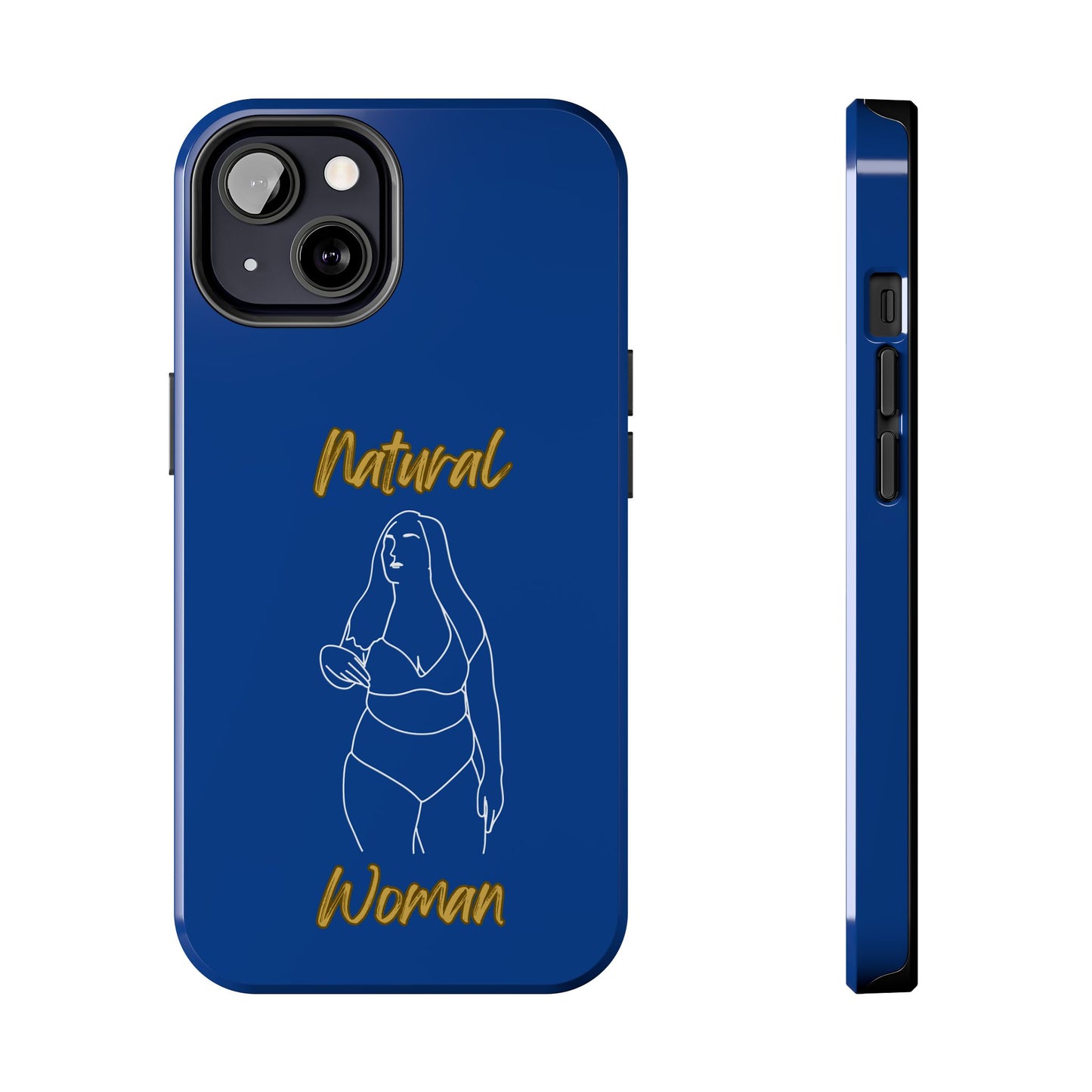 Natural Woman Full Beauty (WL)Tough Phone Cases DARK BLUE