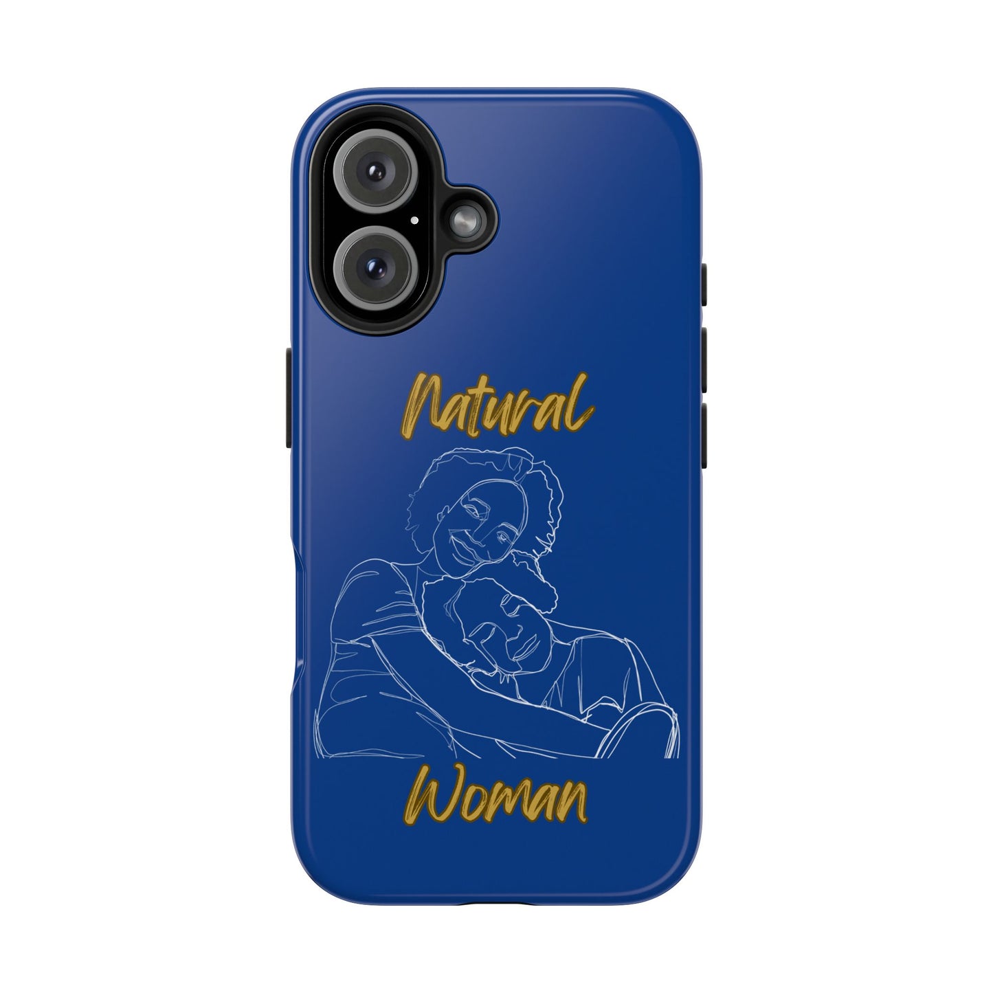 Natural Woman Loving Embrace (WL)Tough Phone Cases DARK BLUE