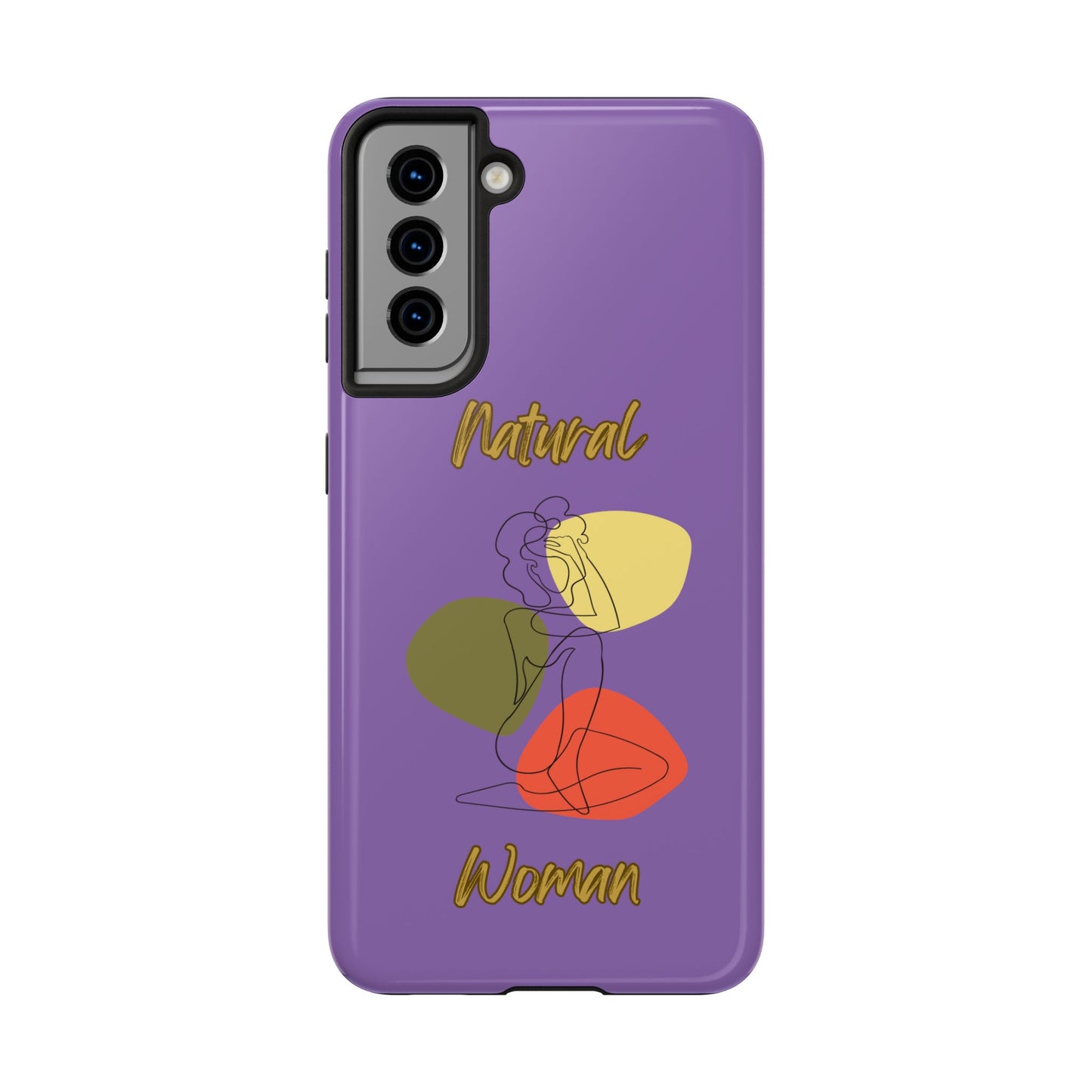 Natural Woman Colorful Pose (BL)Tough Phone Cases LIGHT PURPLE