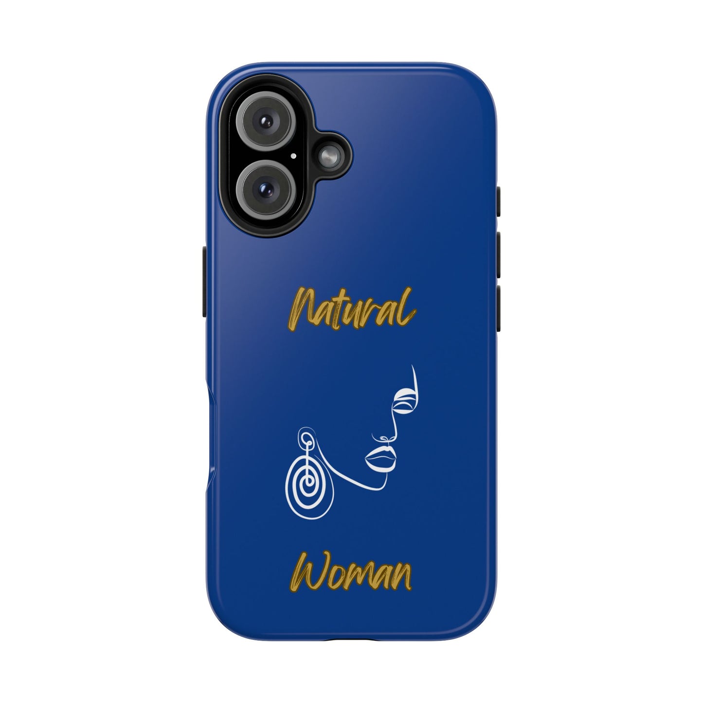 Natural Woman Music In My Soul (WL)Tough Phone Cases DARK BLUE