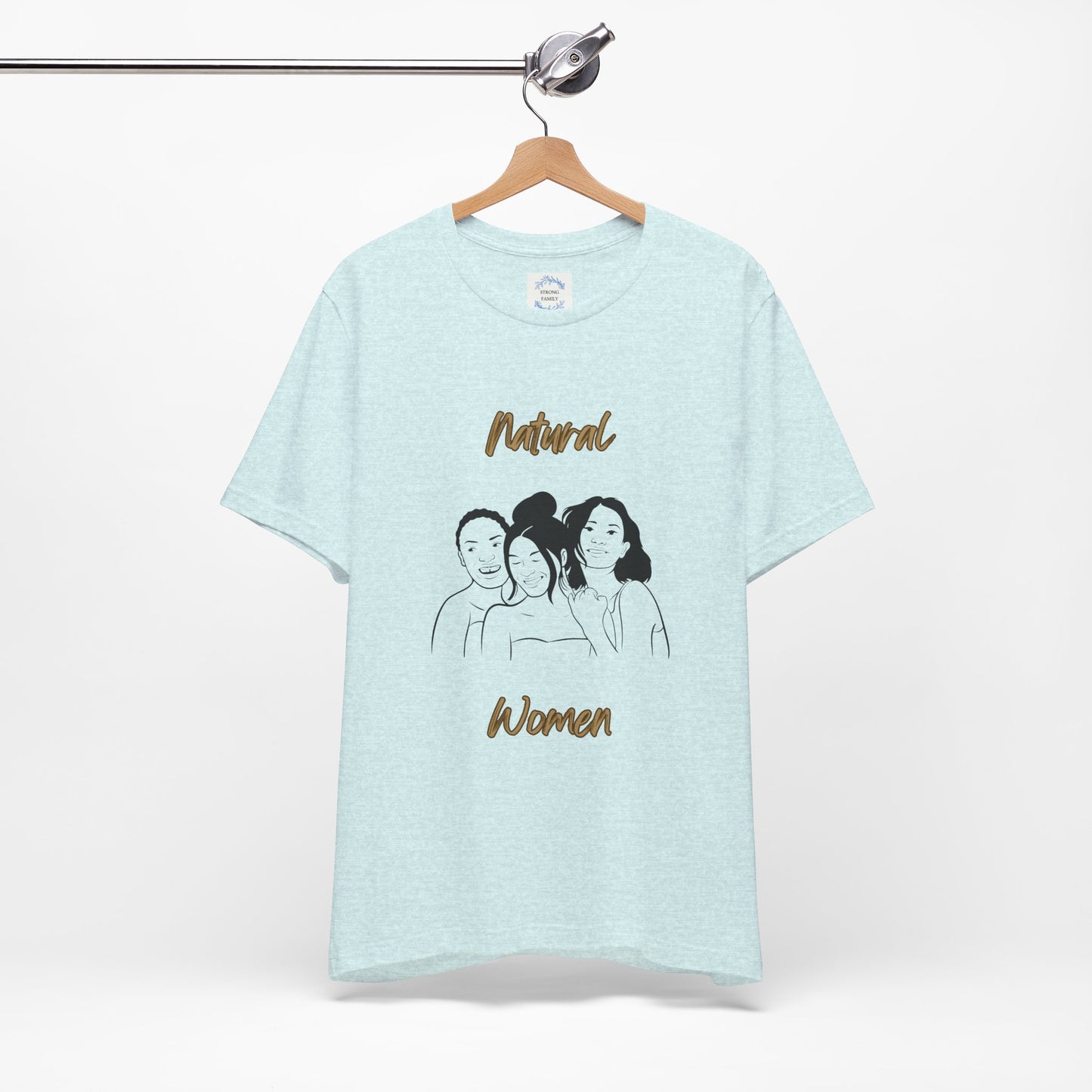 Natural Woman Laughing Friends (BL) Short Sleeve T-Shirt
