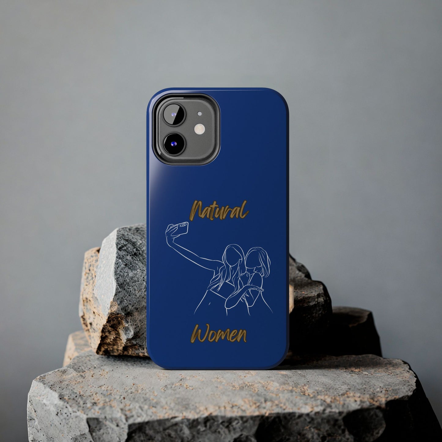 Natural Woman Friends Selfie (WL)Tough Phone Cases DARK BLUE