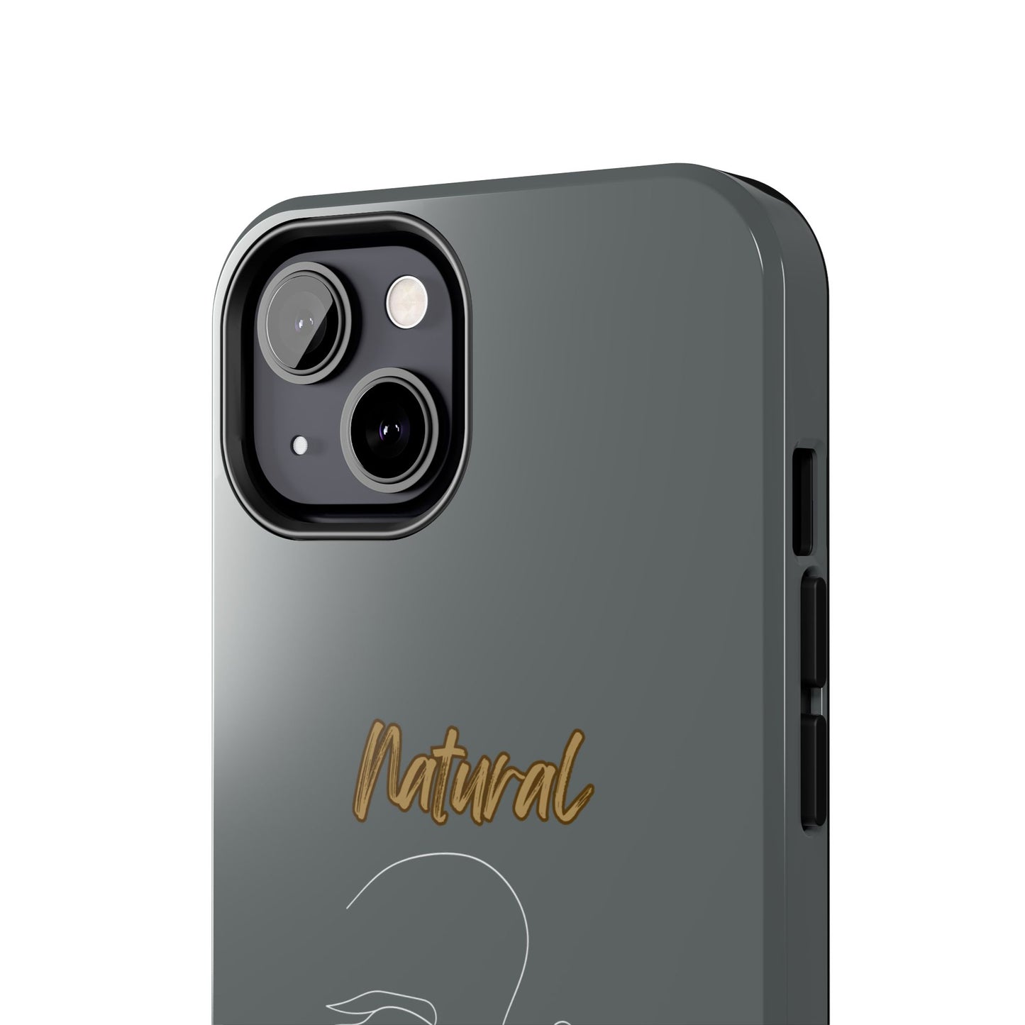 Natural Woman Looking (WL) Tough Phone Cases DARK GREY