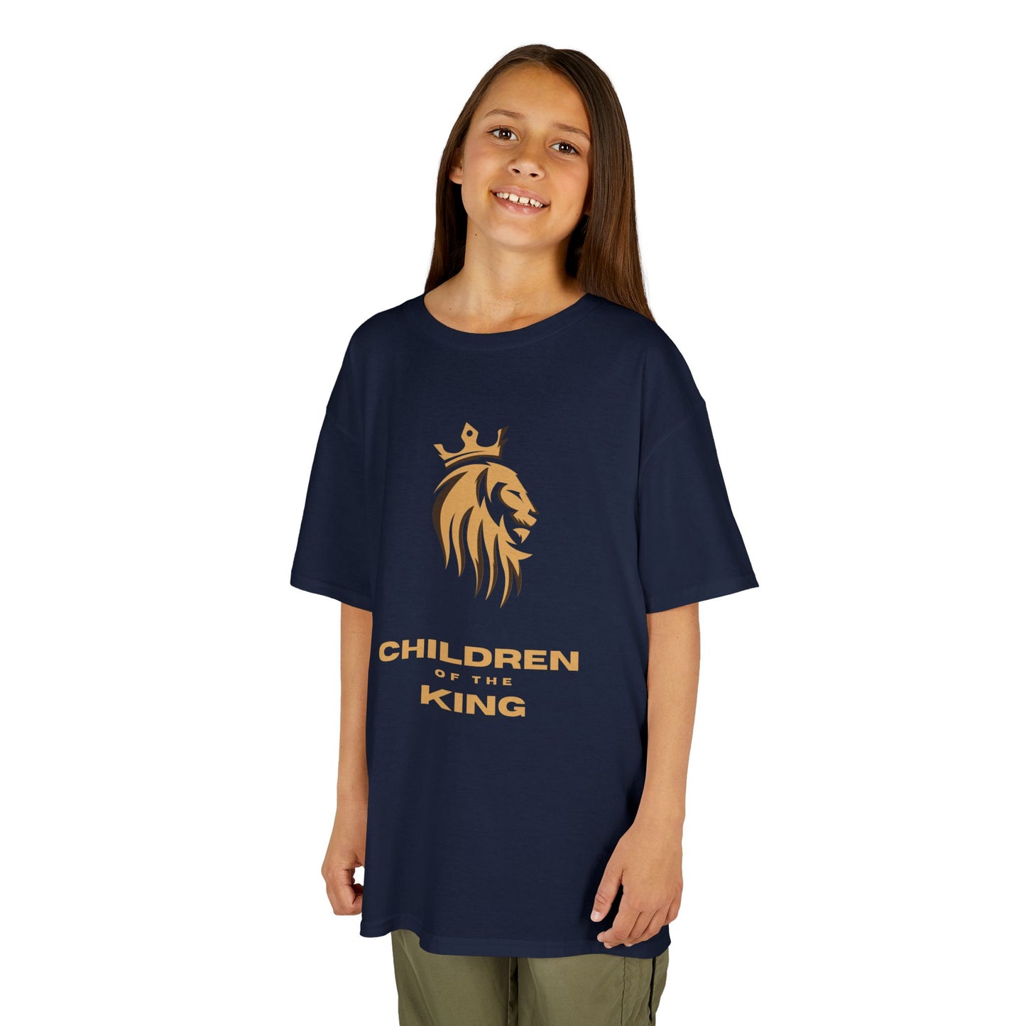 Children of the King Inspirational Kids Cotton T-Shirt (BRL)