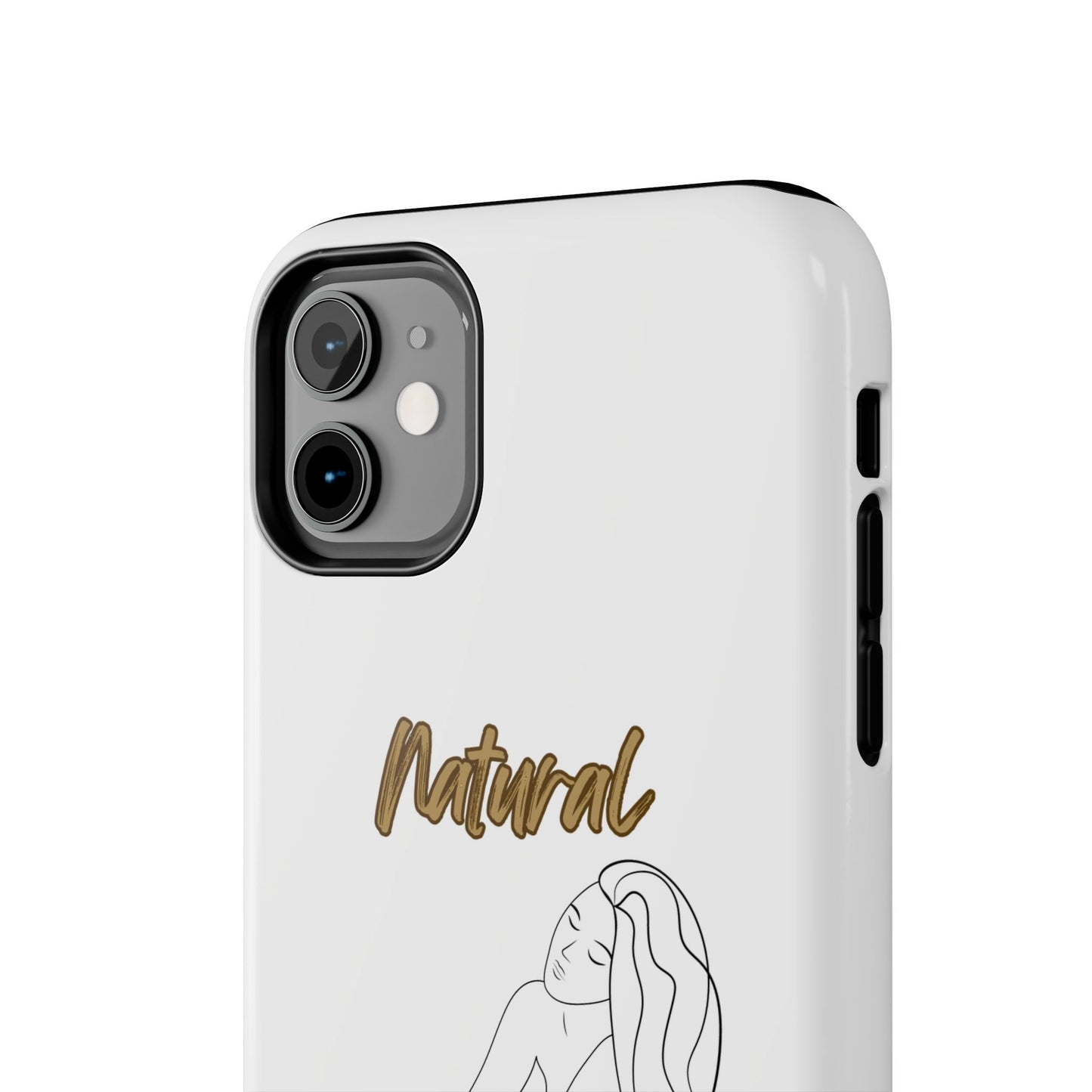 Natural Woman Beauty (BL) Tough Phone Cases WHITE