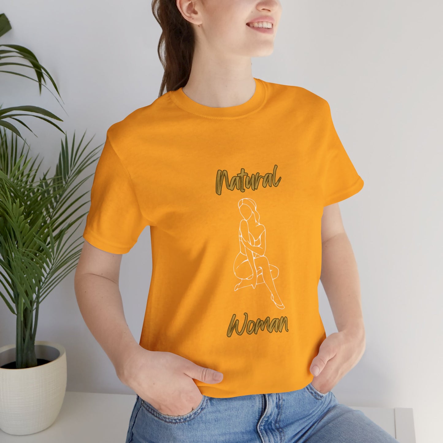 Natural Woman Shoulder Action (WL) Short Sleeve T-Shirt EXPRESS DELIVERY