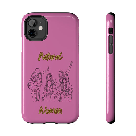 Natural Woman Piggy Back (BL)Tough Phone Cases LIGHT PINK