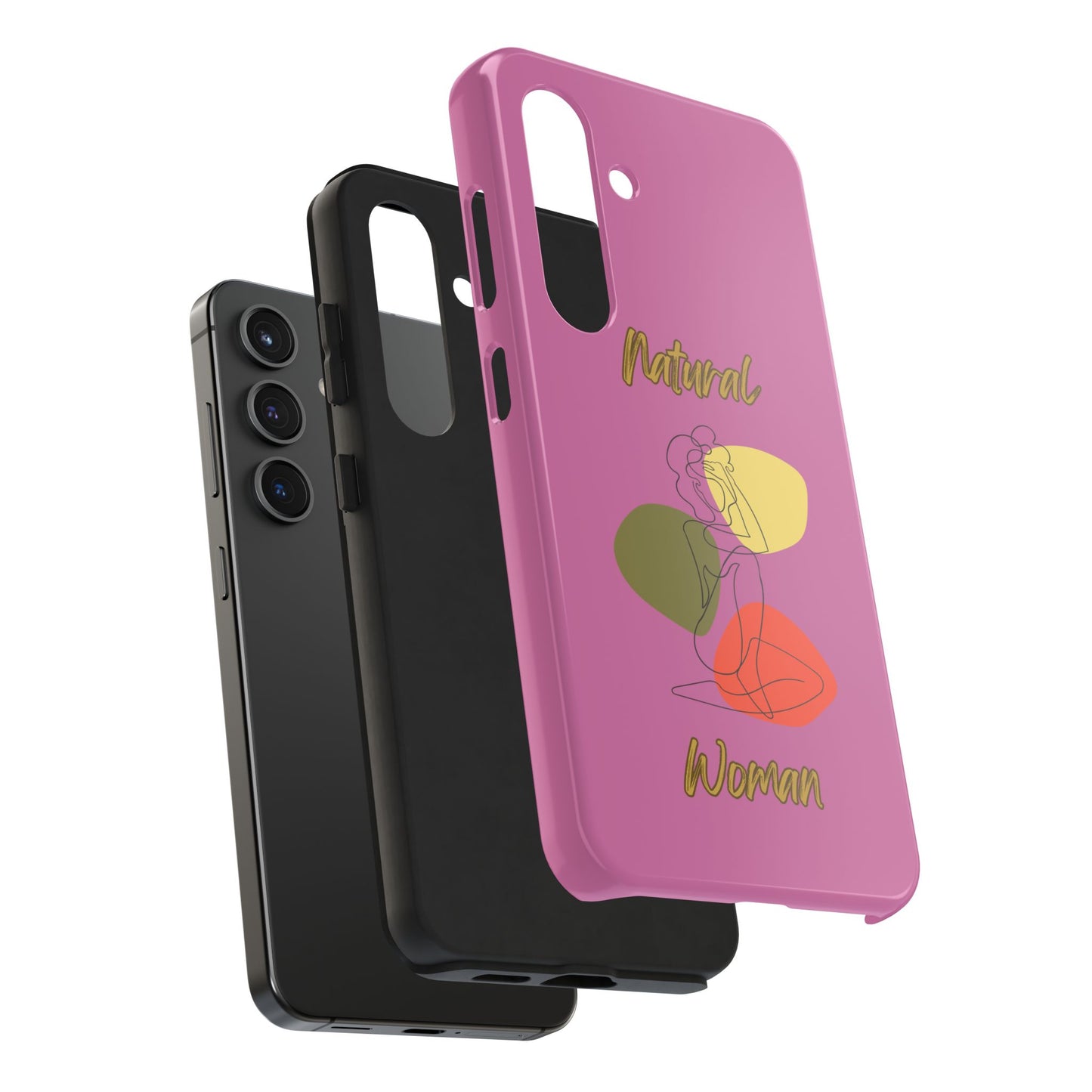 Natural Woman Colorful Pose (BL)Tough Phone Cases LIGHT PINK
