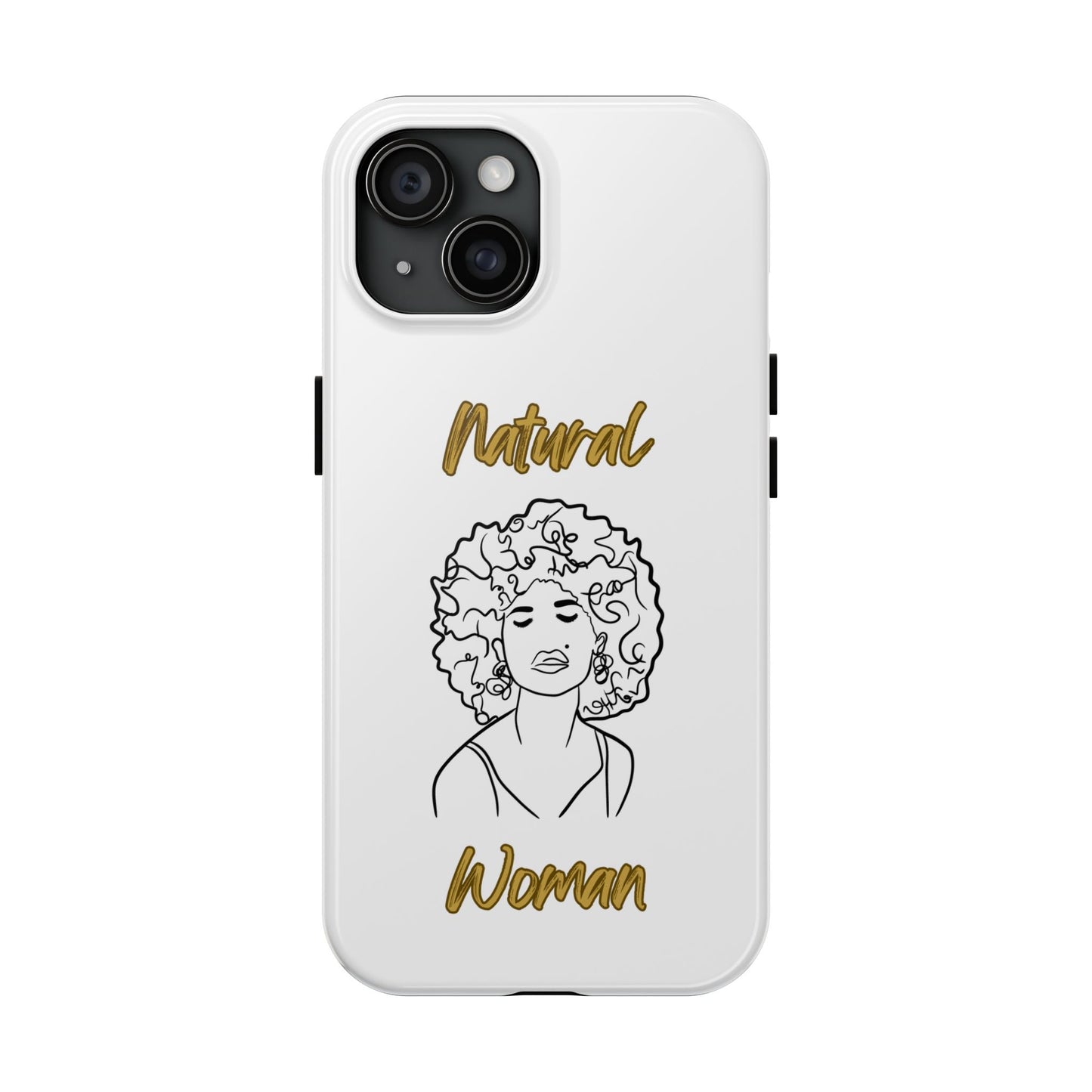 Natural Woman All About Me (BL)Tough Phone Cases WHITE
