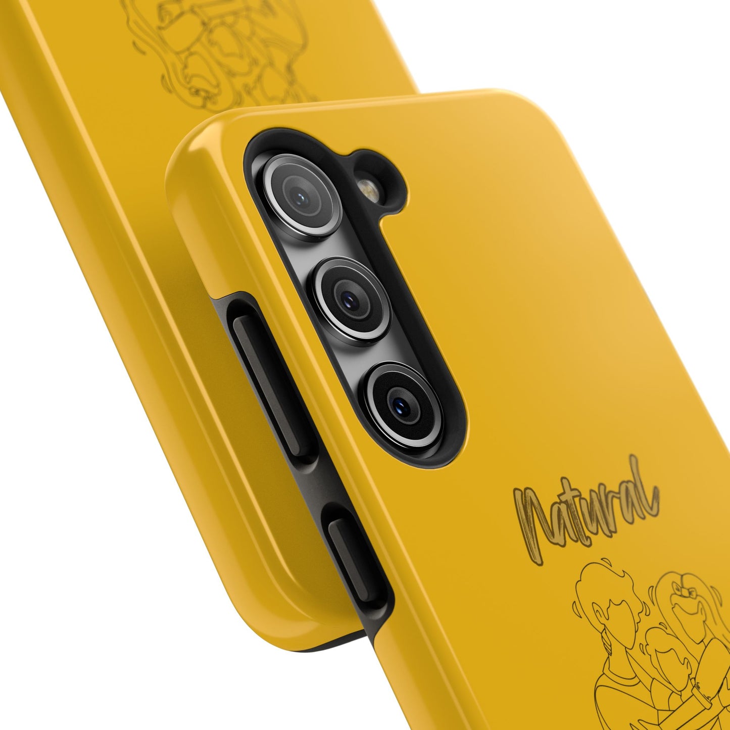 Natural Woman Bear Hugs (BL) Tough Phone Cases YELLOW