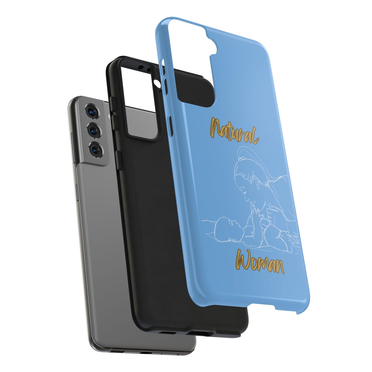 Natural Woman New Life (WL)Tough Phone Cases LIGHT BLUE