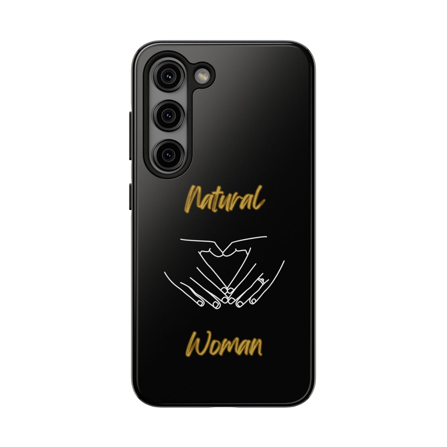 Natural Woman I Love You (WL)Tough Phone Cases BLACK