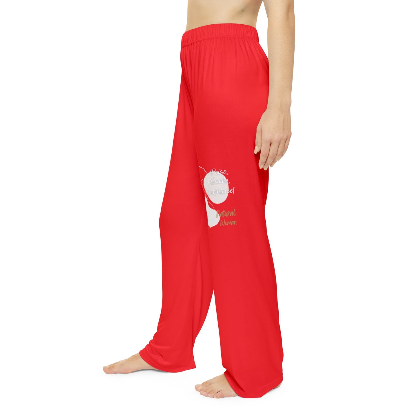 Natural Woman Puff (BL) Women's Pajama Pants RED