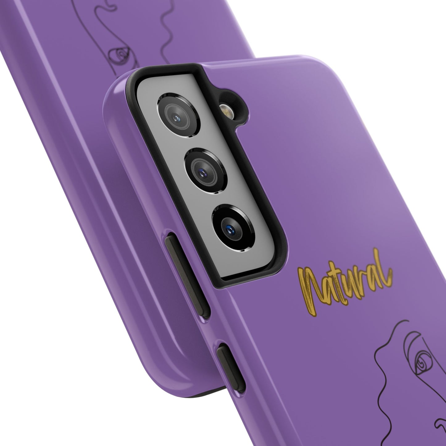 Natural Woman Peekaboo (BL)Tough Phone Cases LIGHT PURPLE