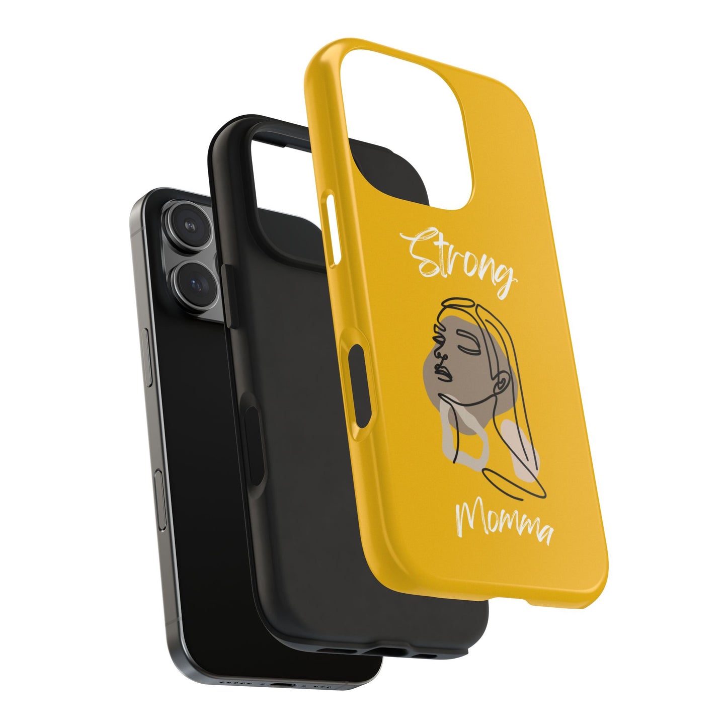 Strong Momma (WL) Tough Phone Cases YELLOW