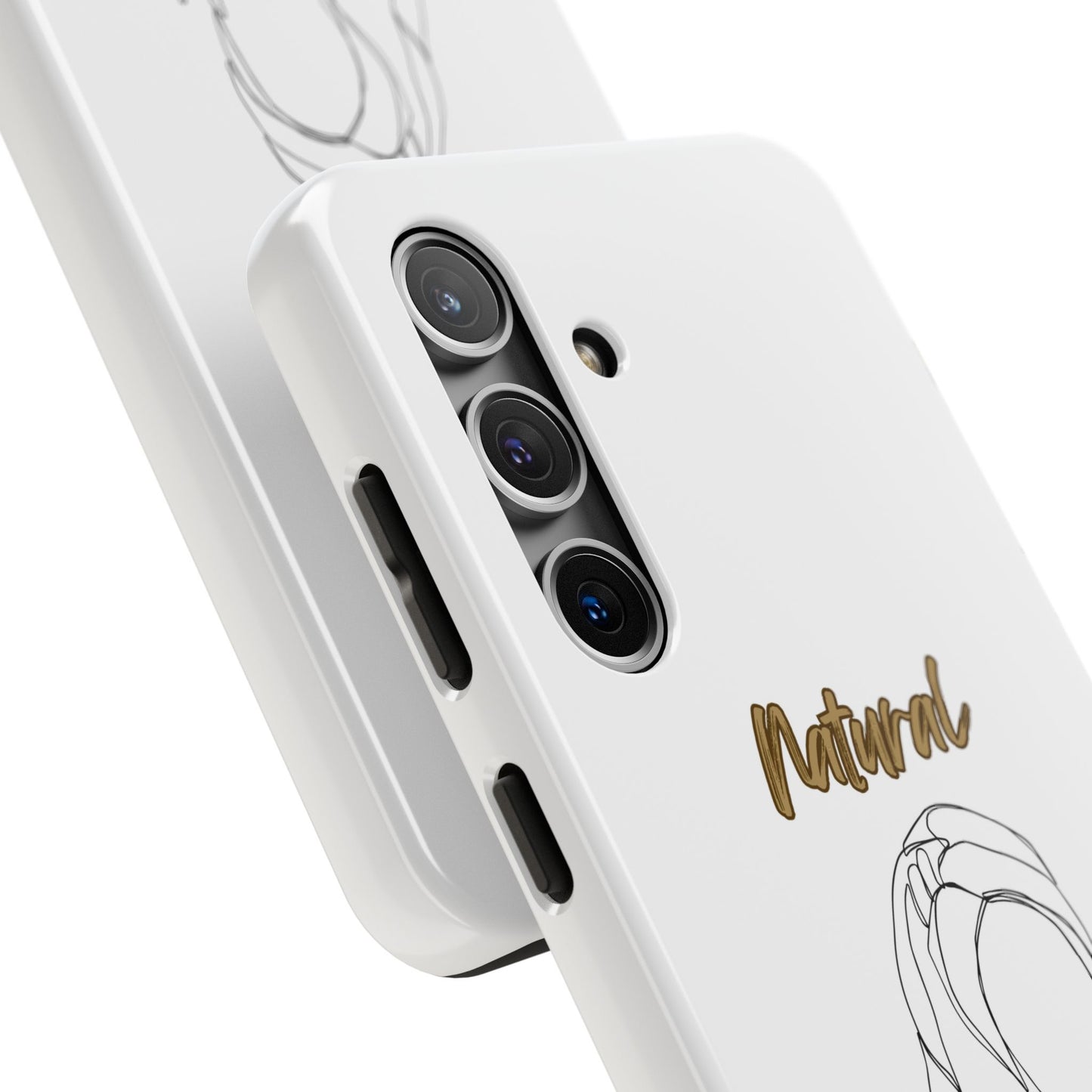 Natural Woman Towel Wrapped (BL)Tough Phone Cases WHITE