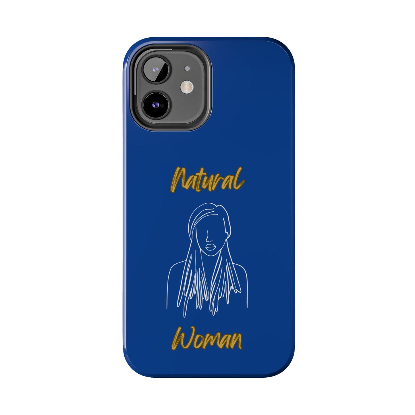 Natural Woman Content (WL)Tough Phone Cases DARK BLUE