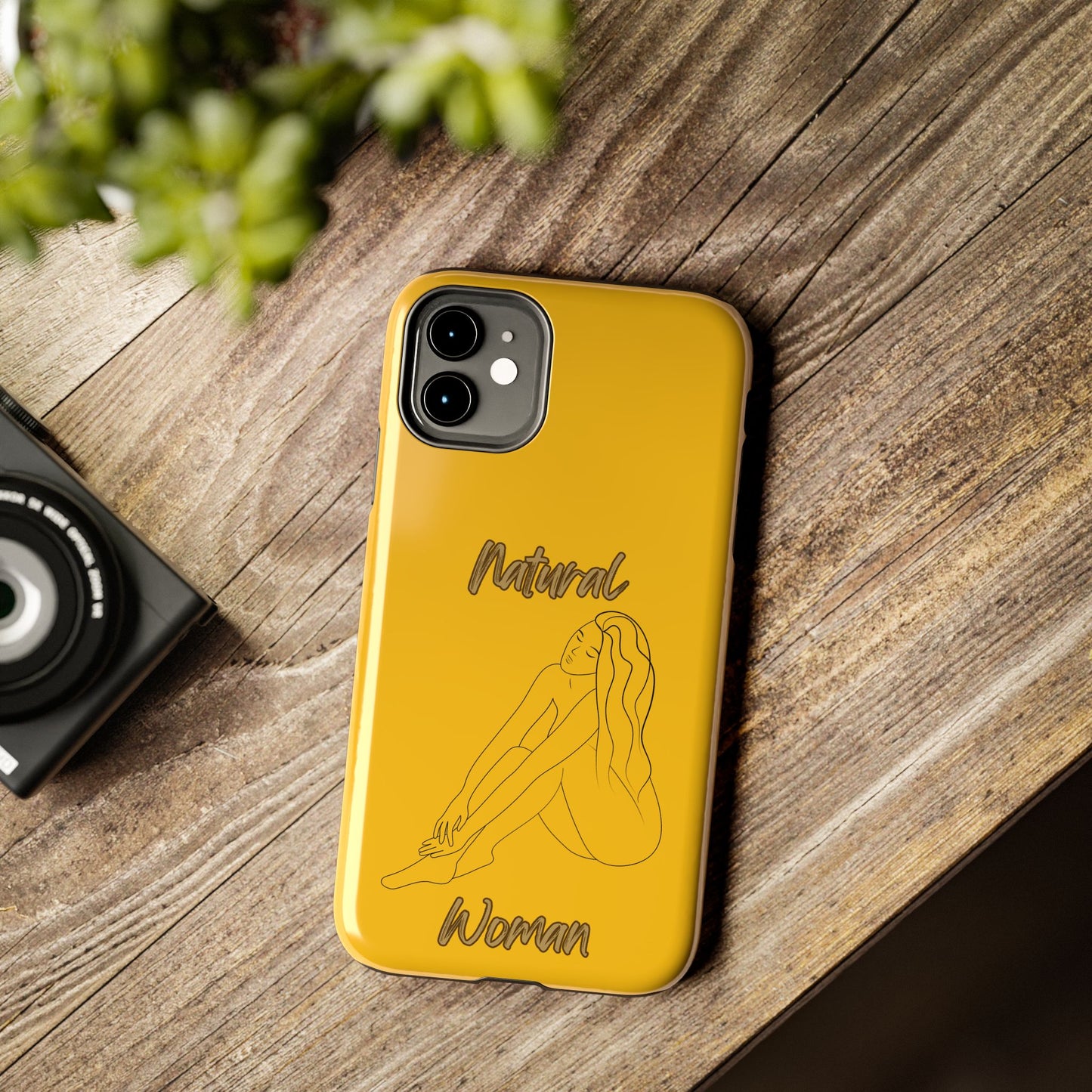 Natural Woman Beauty (BL) Tough Phone Cases YELLOW