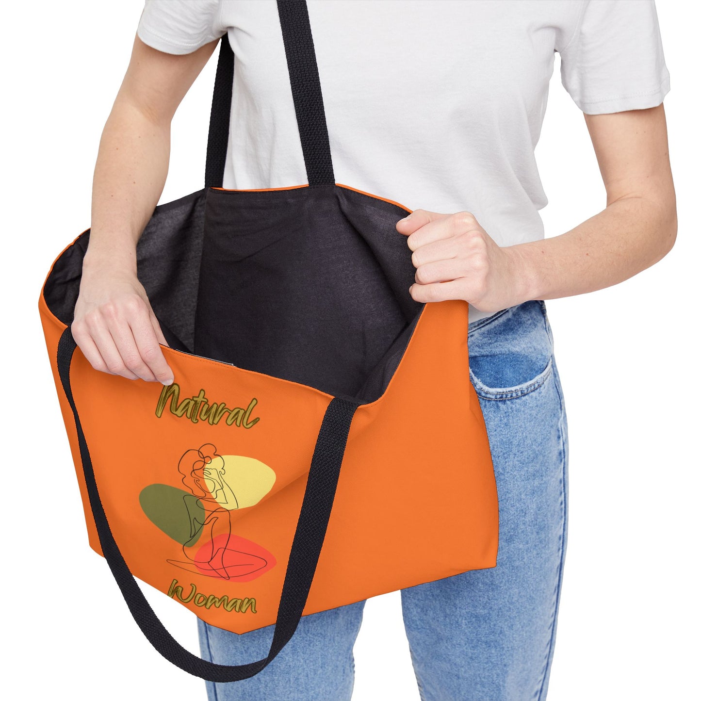Natural Woman Colorful Pose (BL) Weekender Tote Bag CRUSTA