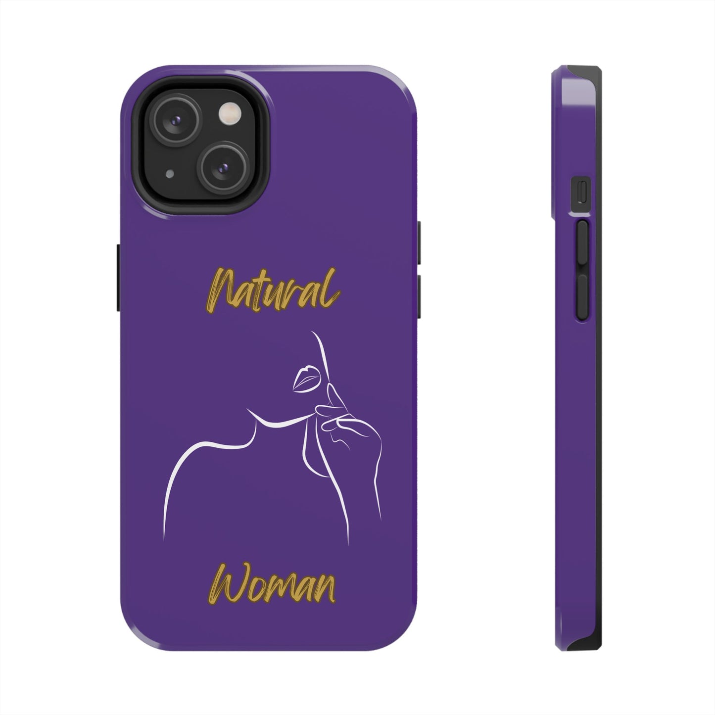 Natural Woman Chin Up (WL)Tough Phone Cases PURPLE