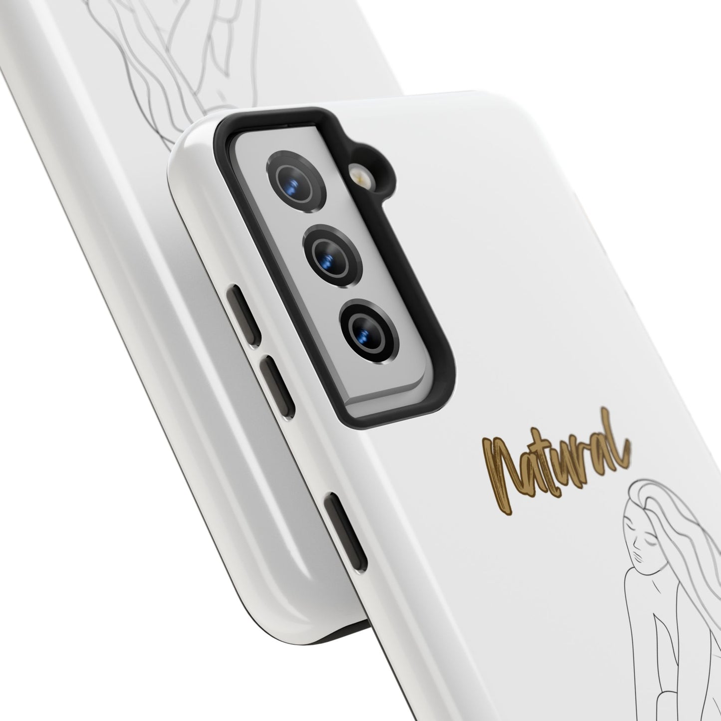 Natural Woman Beauty (BL) Tough Phone Cases WHITE