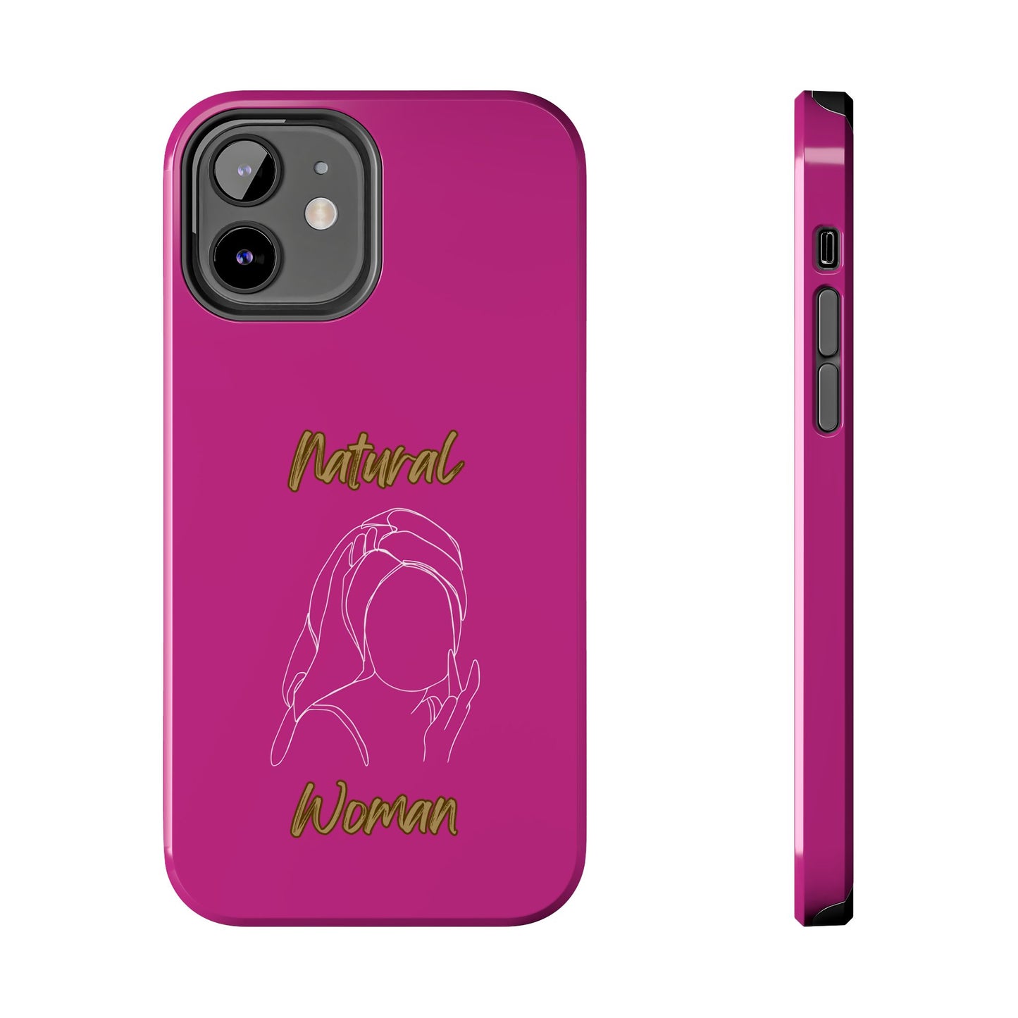 Natural Woman Towel Wrapped (WL)Tough Phone Cases PINK
