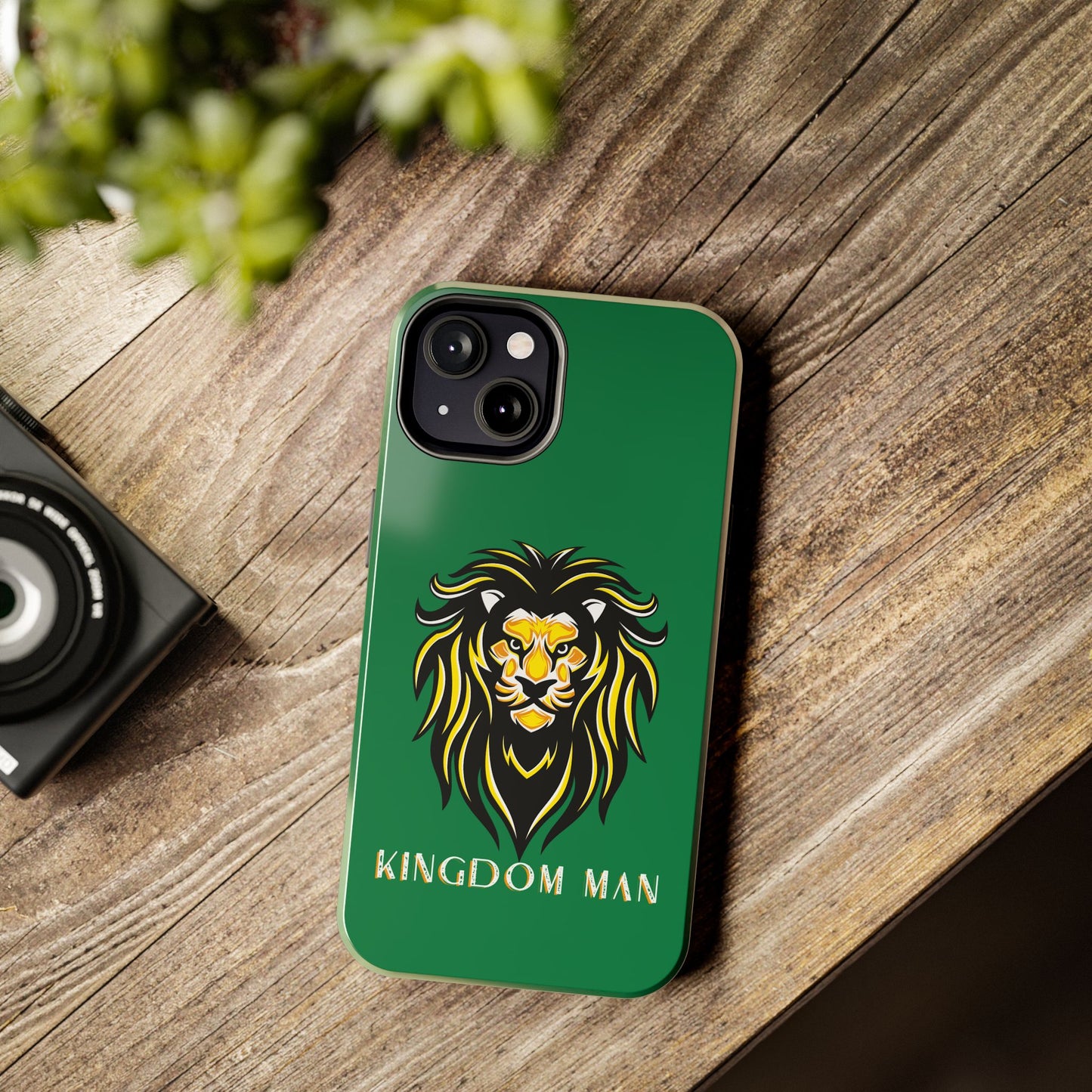 Kingdom Man (White-Gold Label) Tough Phone Case DARK GREEN