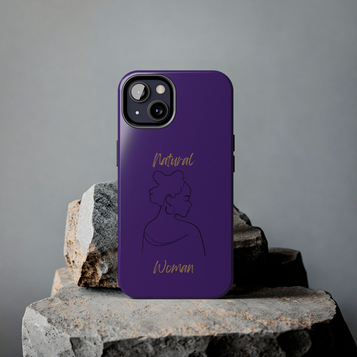 Natural Woman Twists (BL) Tough Phone Cases PURPLE