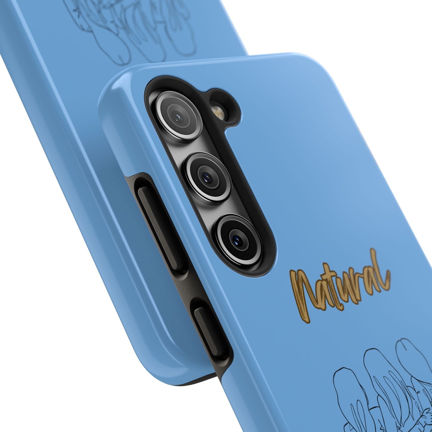 Natural Woman Loving Friends (BL)Tough Phone Cases LIGHT BLUE